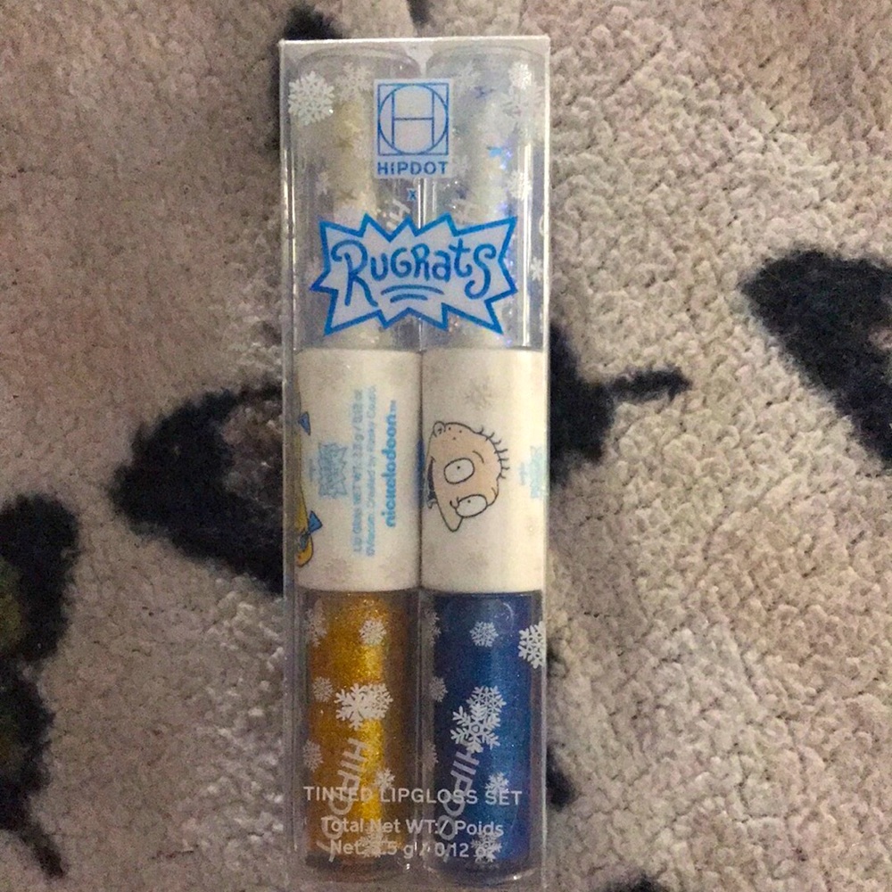 💙HOST PICK!!🤍🆕Hipdot x Rugrats Double Lipgloss Duo Set!BNWT SEALED!SO!RARE!